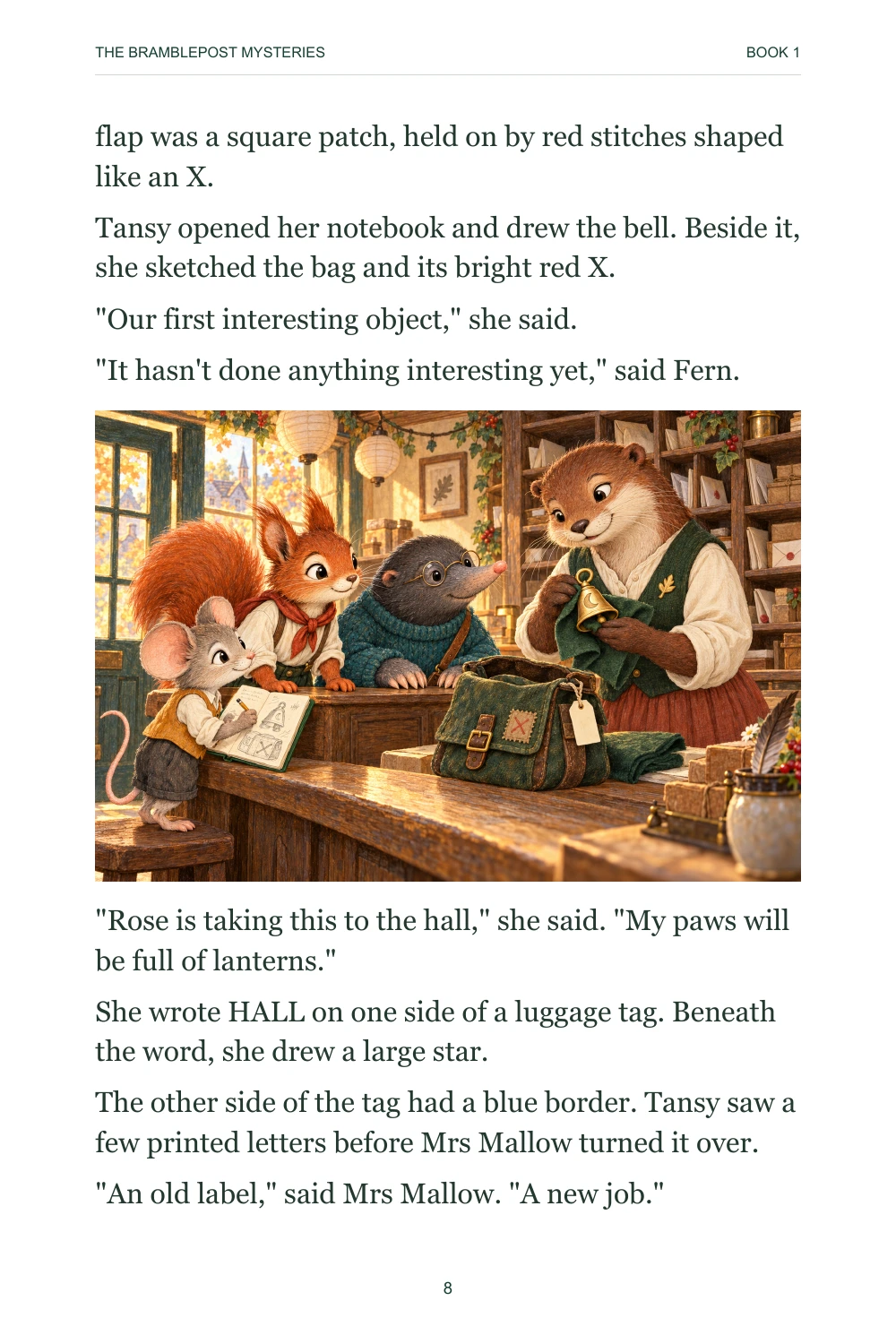 Interior sample page 2 from The Missing Moon Bell