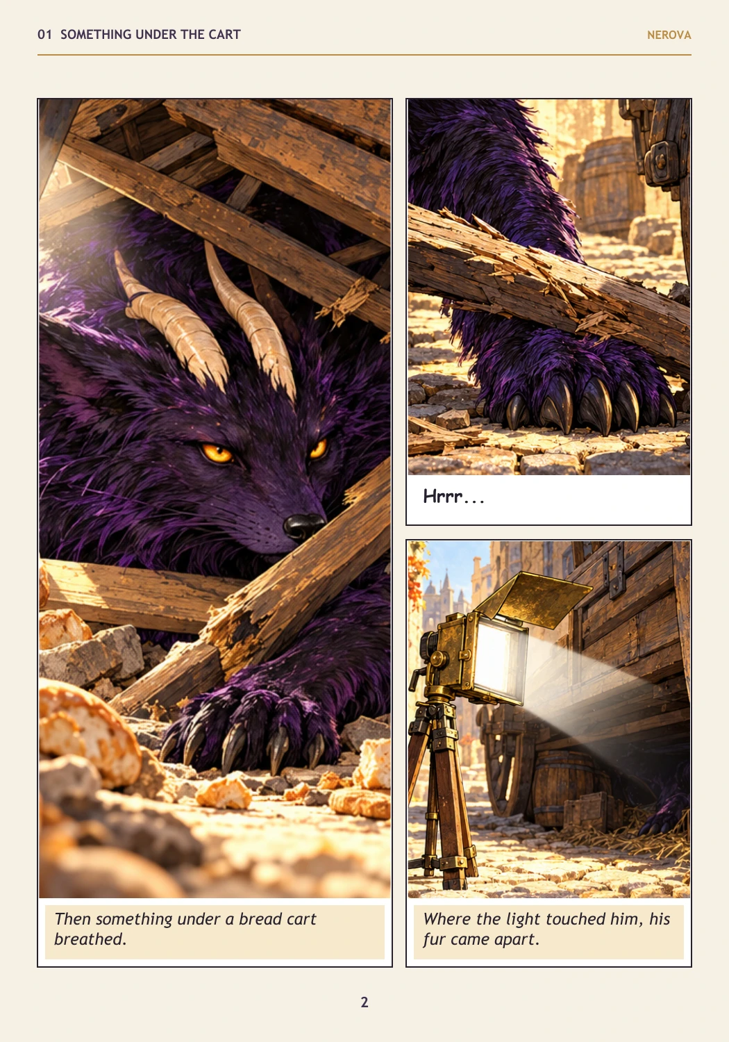 Interior sample page 1 from Nerova: The Last Shadow