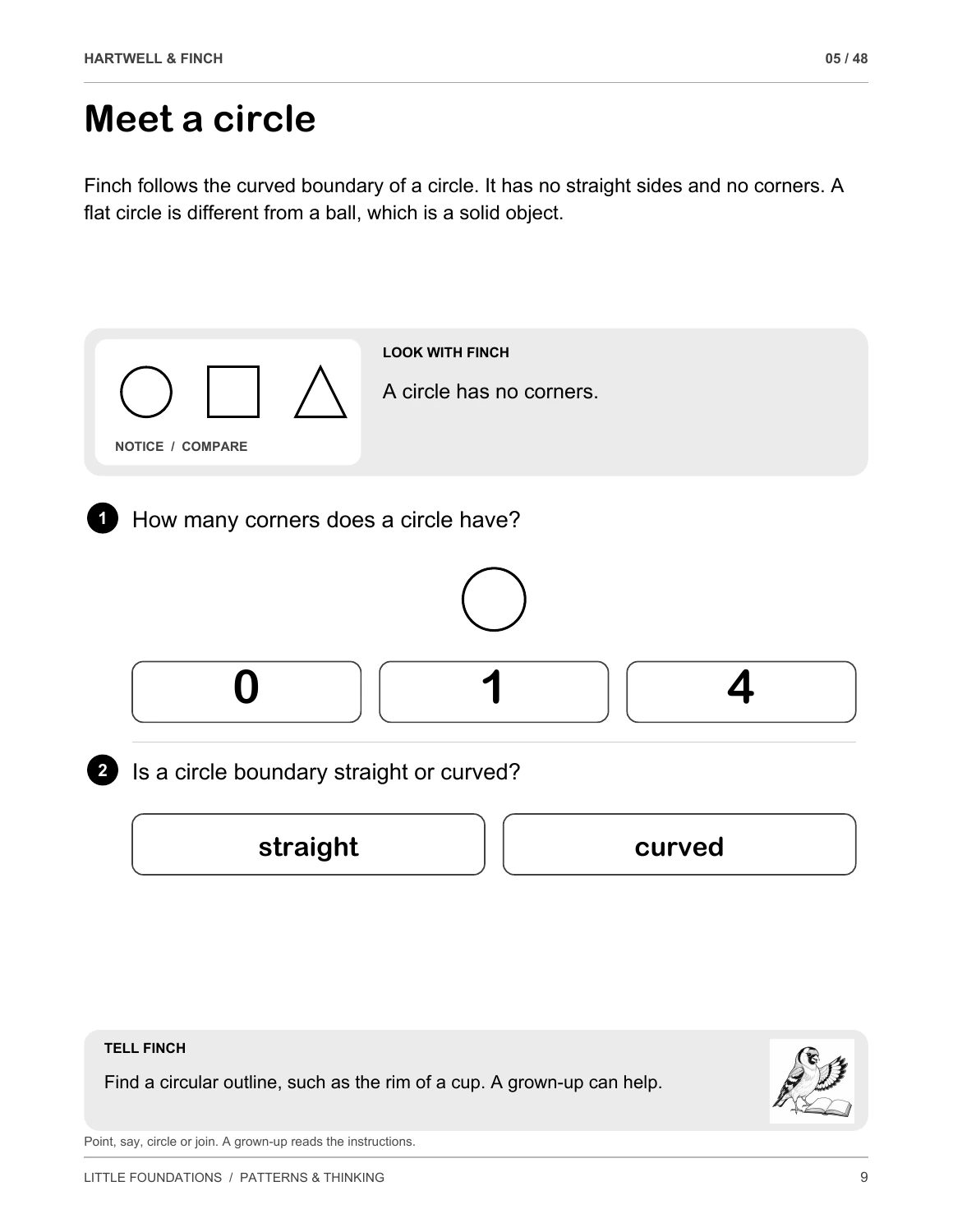 Interior sample page 1 from Patterns & Thinking