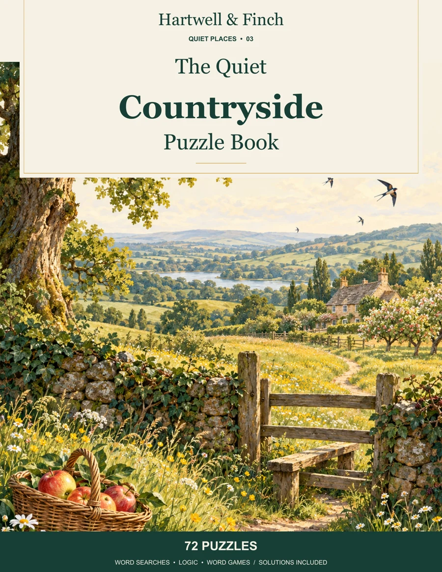 The Quiet Countryside Puzzle Book cover
